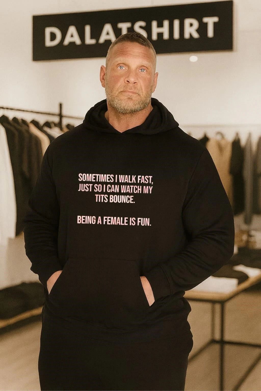 Sometimes i walk fast just so i can watch my tits bounce being a female is fun shirt