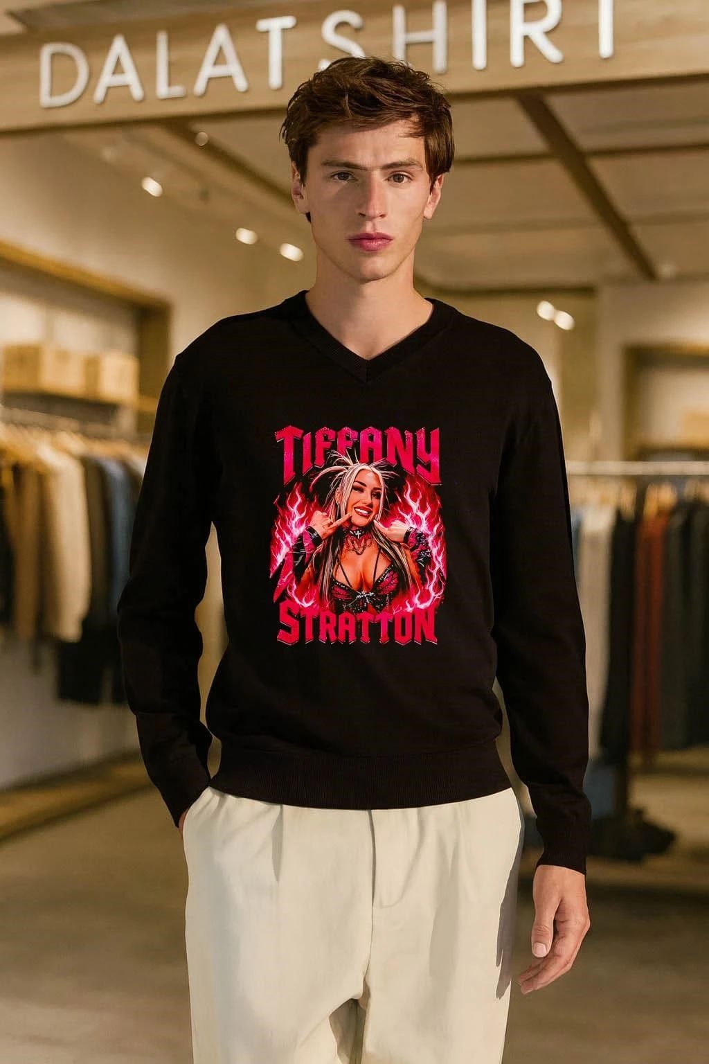 Tiffany Stratton Center Of The Universe Pink Aesthetic Graphic shirt