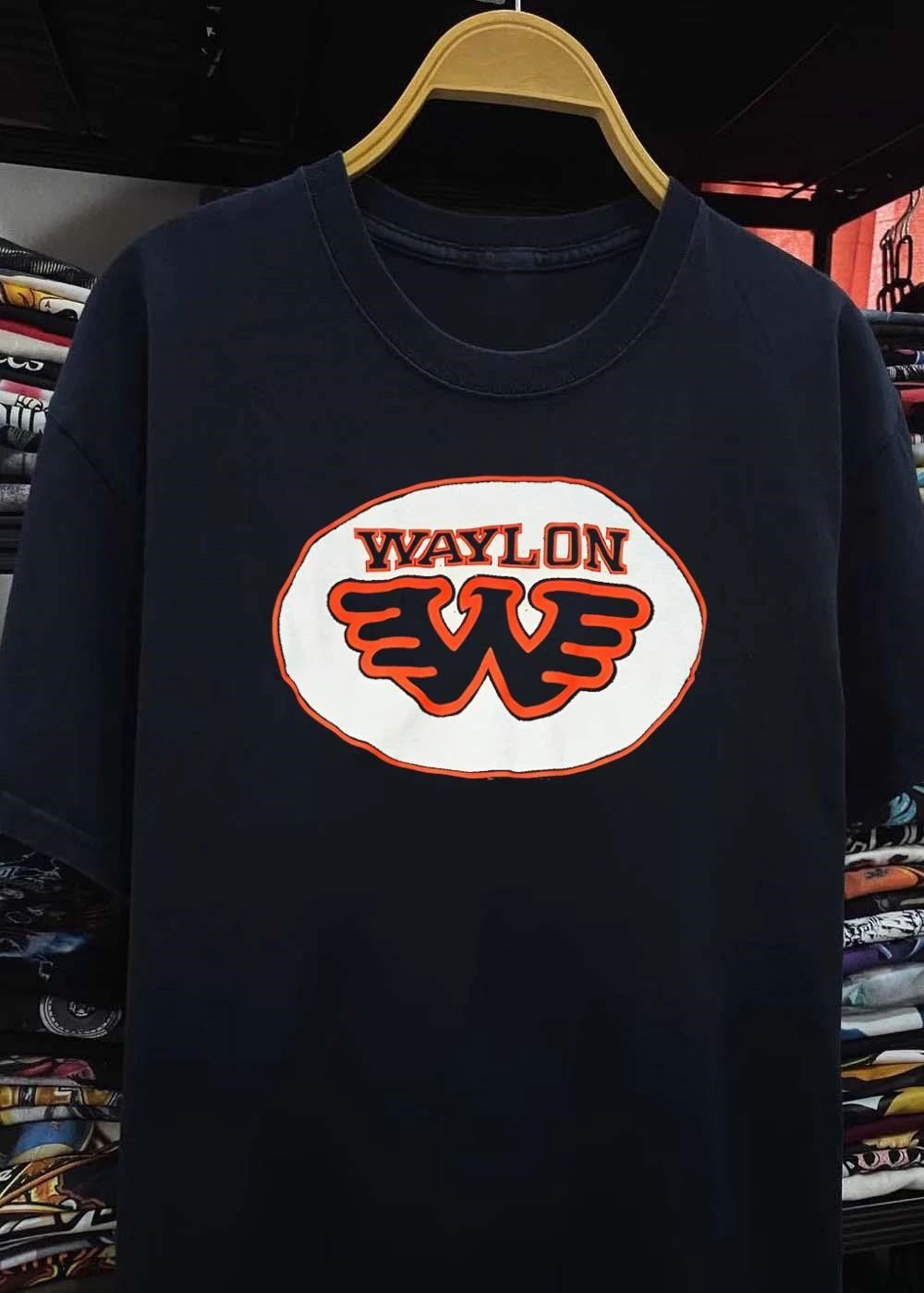 Waylon Jennings Outlaw Country Winged WW Logo 2026 Tribute Collection Shirt