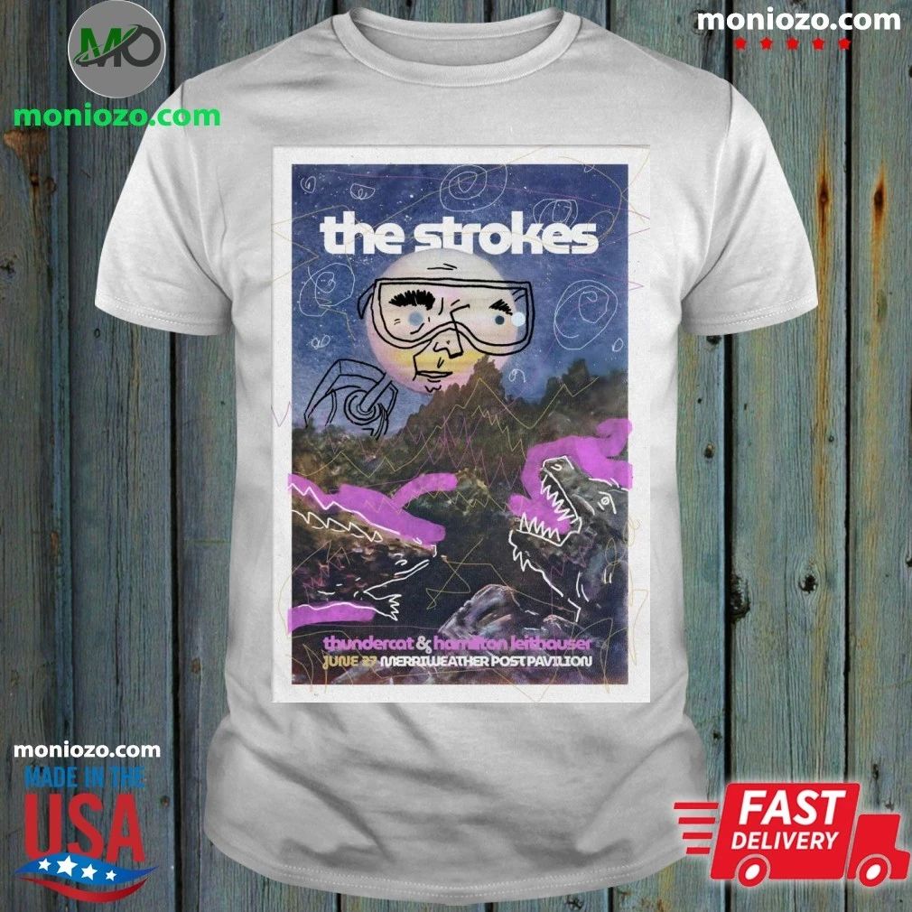 Original The Strokes Columbia MD Tour On June 27 2026 Poster T-Shirt