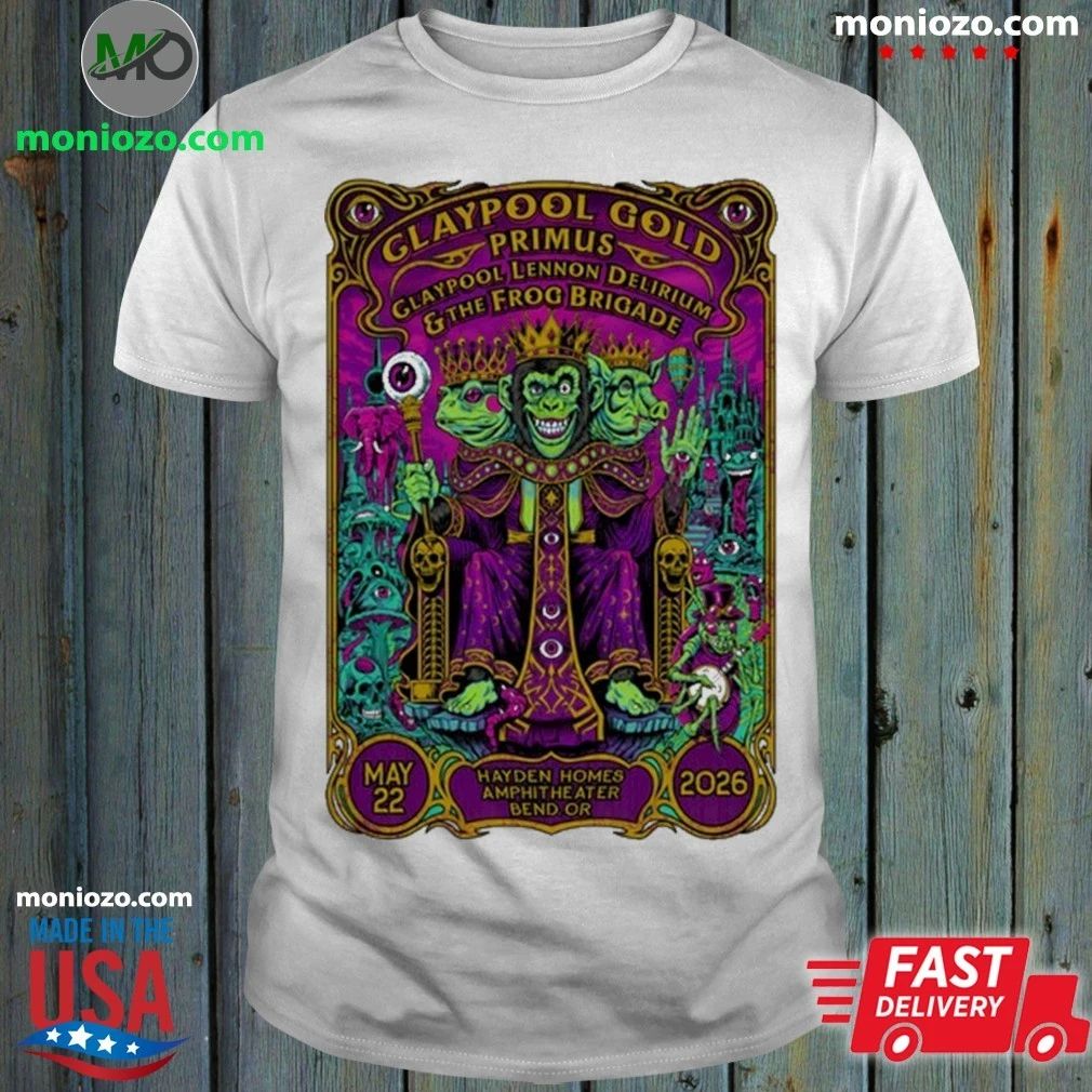 Original Primus Hayden Homes Amphitheater in Bend OR May 22 2026 Shirt