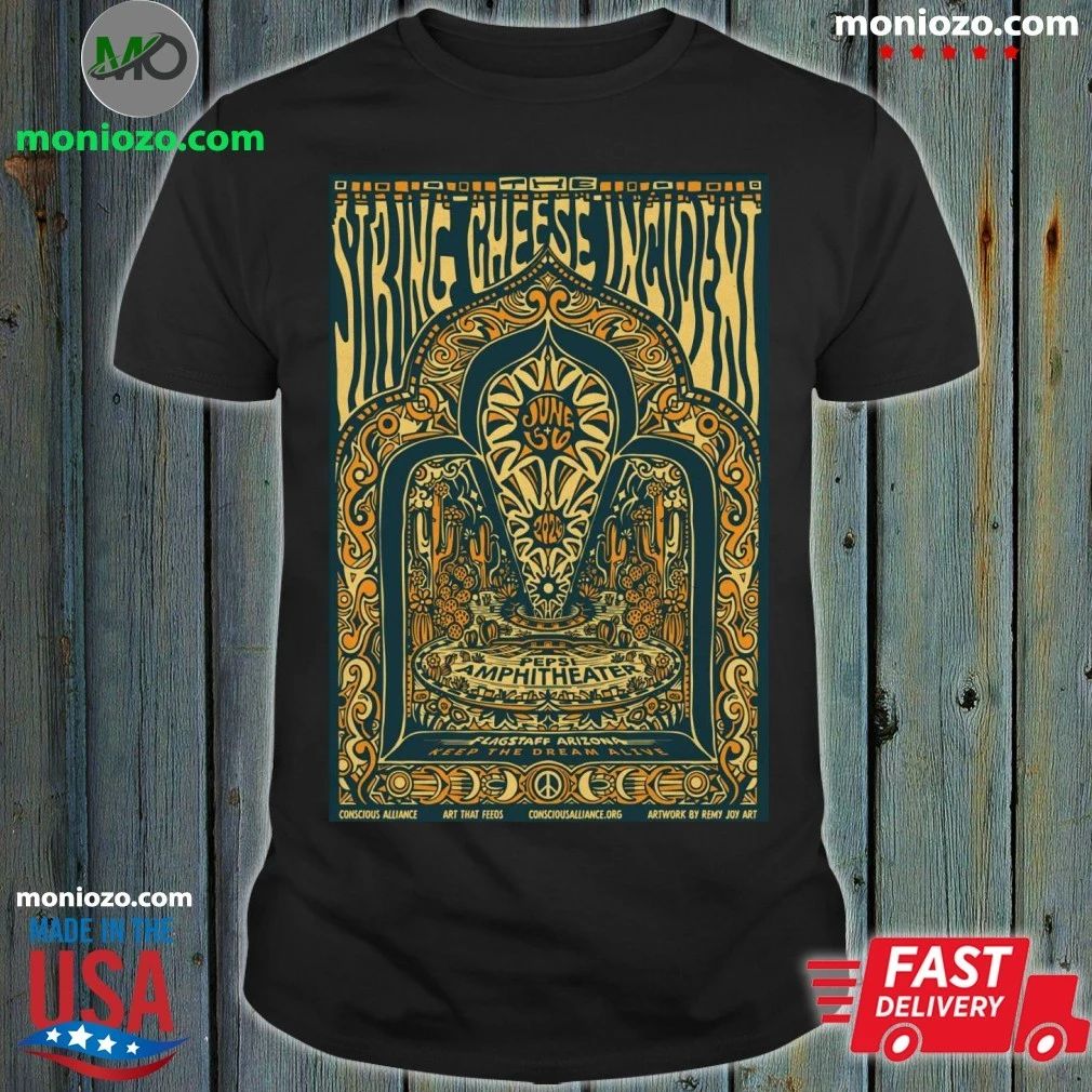 Original The String Cheese Incident Flagstaff 2026 Poster T-Shirt