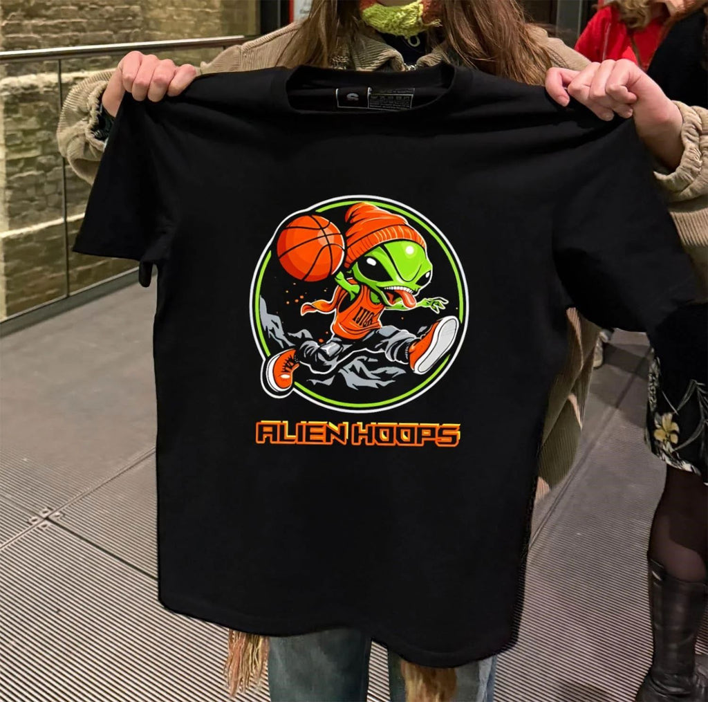 Alien Hoops Basketball Alien shirt