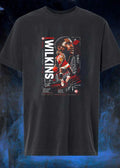 Dominique Wilkins The Human Highlight Film Atlanta Hawks 21 Basketball Poster shirt