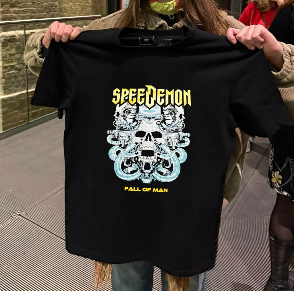 Speedemon Fall Of Man skull shirt