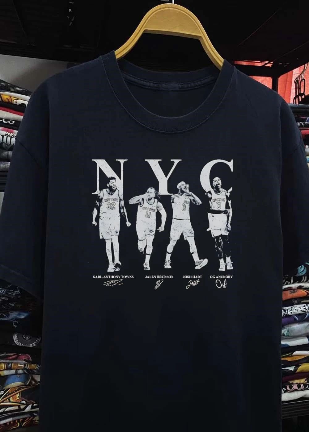 NYC Karl Anthony Towns Jalen Brunson Josh Hart OG Anunoby shirt