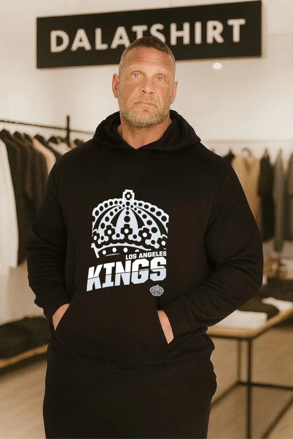 Los Angeles Kings Silver Crown Logo Heritage Sports shirt
