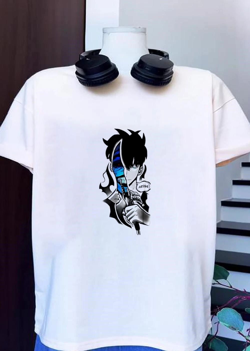 Solo Leveling Sung Jinwoo Arise Shadow Monarch Dual Form Anime Manga 2026 Hype Trending Shirt