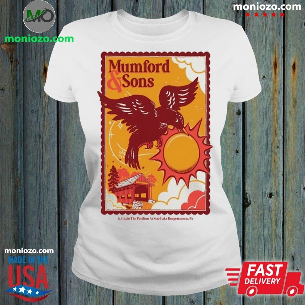 Original Mumford And Sons The Pavilion at Star Lake in Burgettstown PA June 14 2026 Shirt
