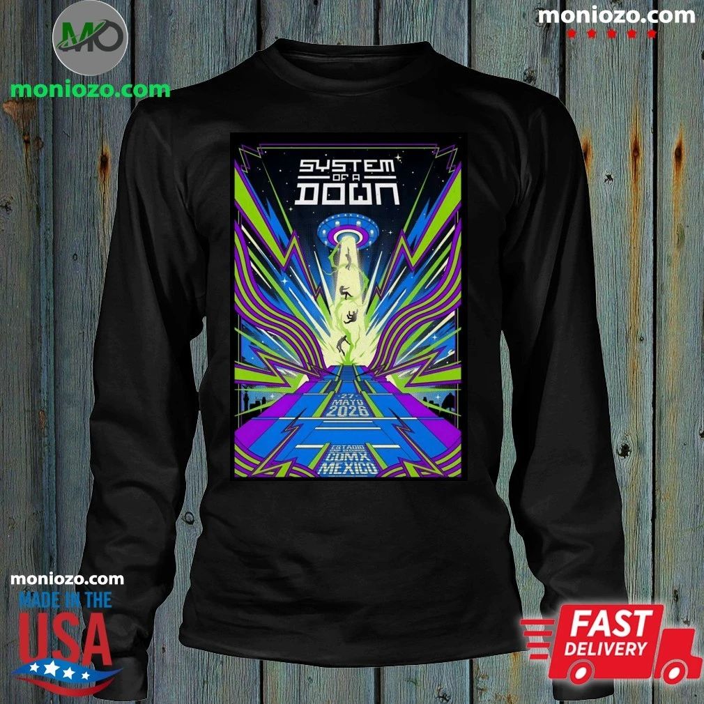System Of A Down 5 27-5 28 2026 Mexico City Poster Shirt