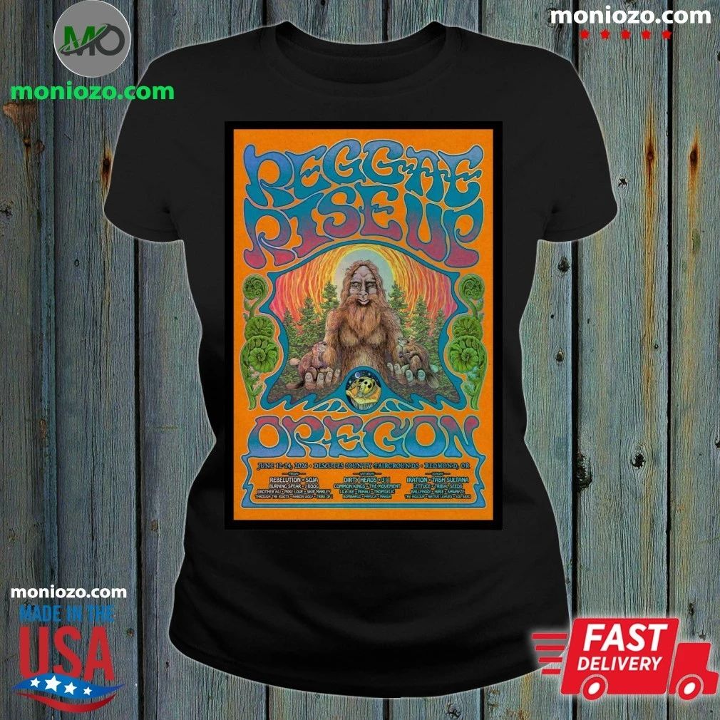 Original Reggae Rise Deschutes County Fairgrounds Redmond, OR June 12-14 2026 Poster Shirt
