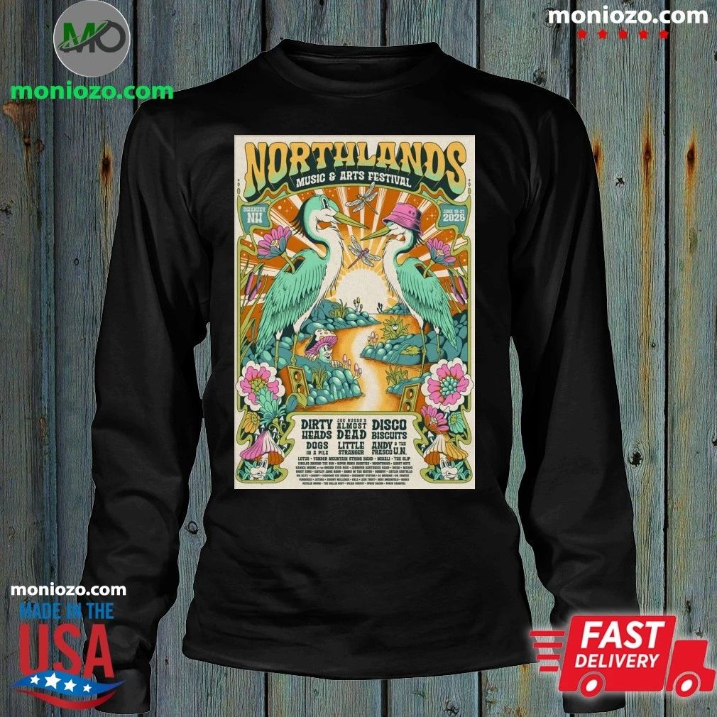 Original Northlands Music And Arts Festival June 19-21 2026 The Cheshire Fairgrounds in Swanzey NH Poster Shirt