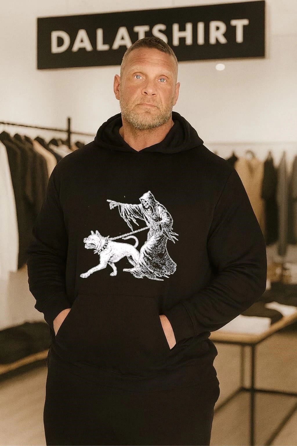 Grim Reaper Walking Pitbull Skeleton Dog shirt