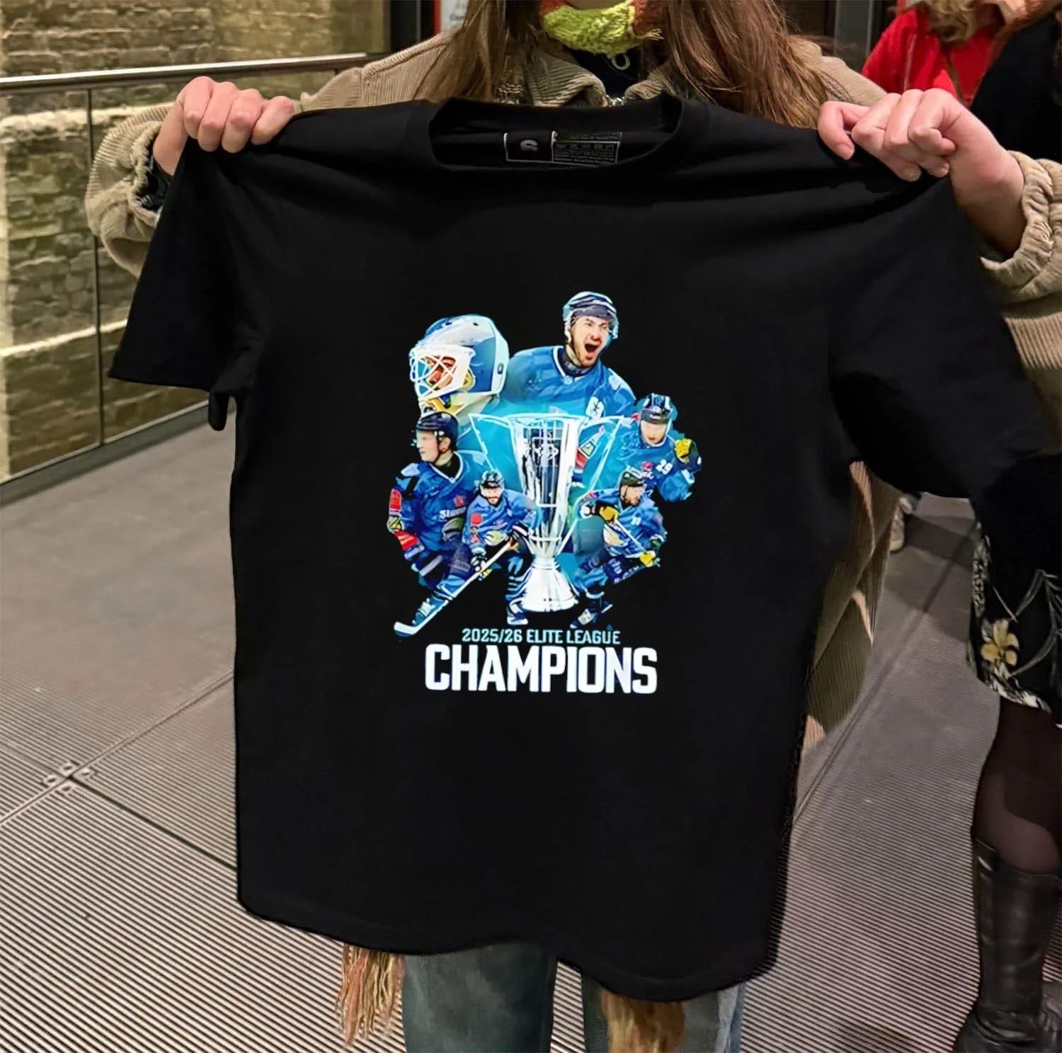 Belfast Giants Elite League Champions 2026 We Are The Champions shirt