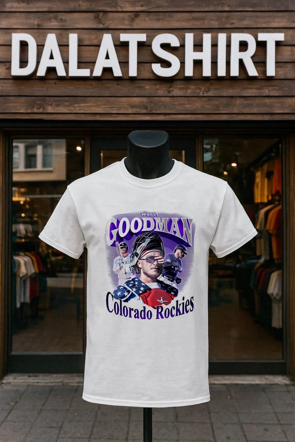 Colorado Rockies Hunter Goodman shirt