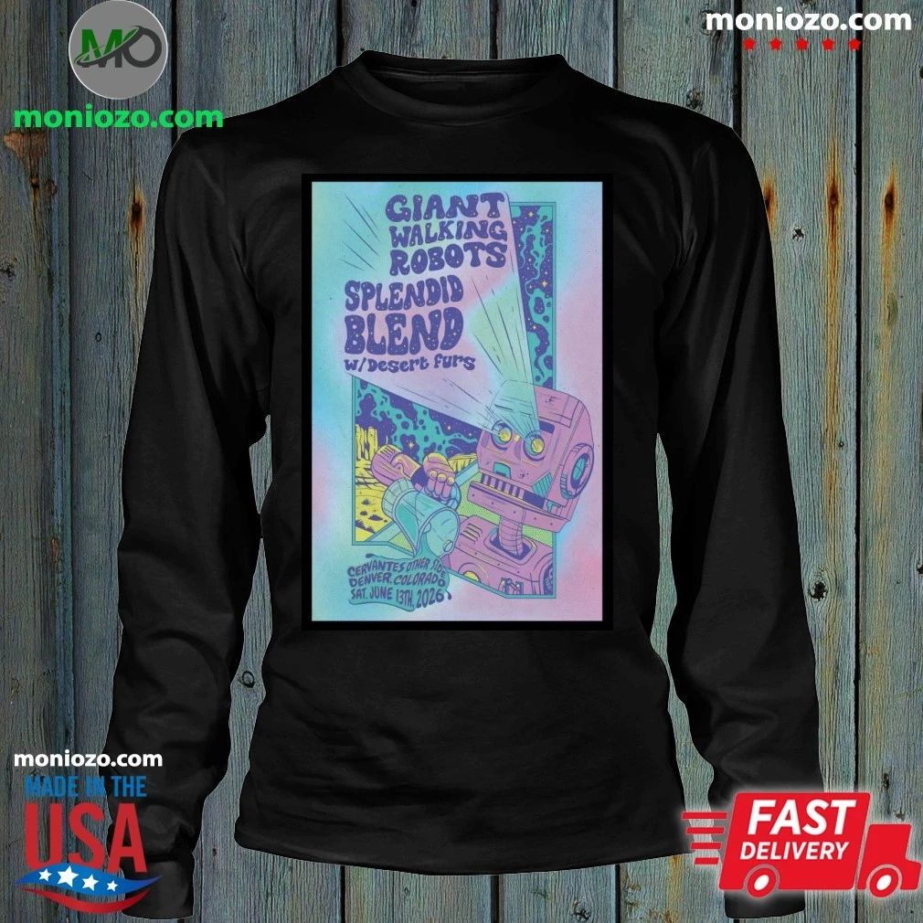 Giant Walking Robots Denver Cervantes’ Other Side 06 13 2026 Poster Shirt