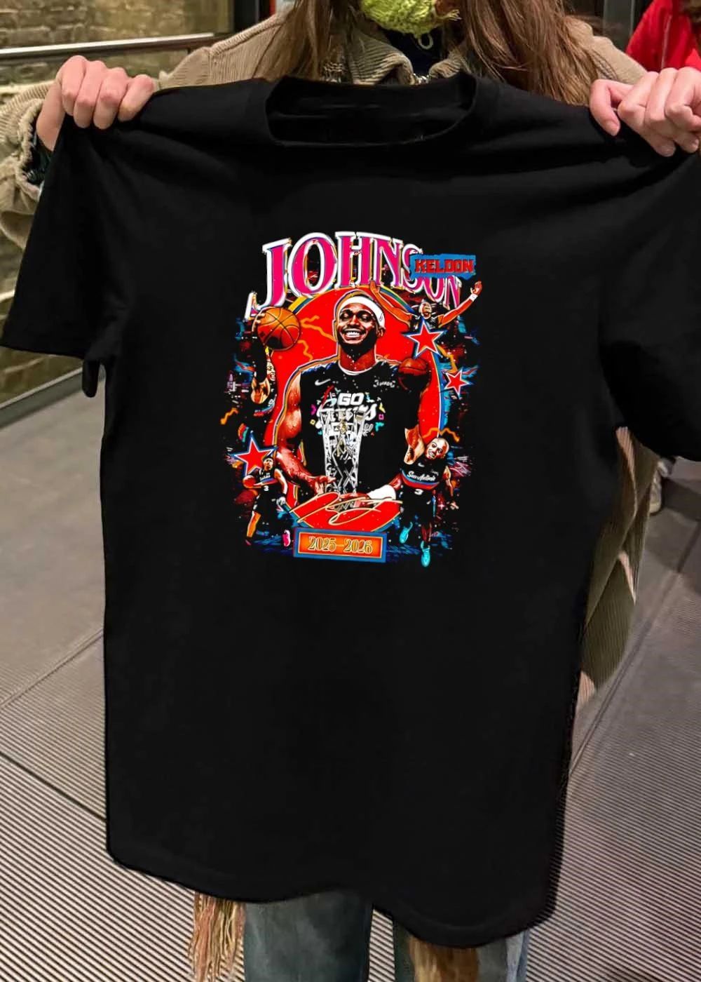 Keldon Johnson San Antonio Basketball 2025 2026 shirt