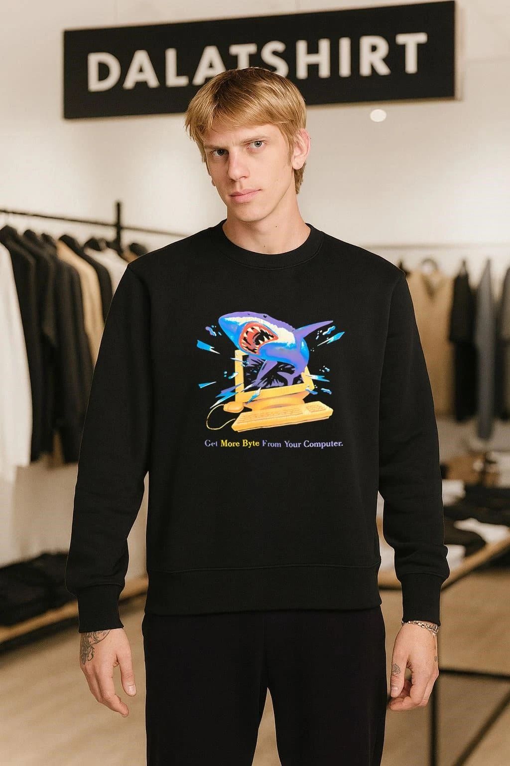 Get More Byte From Your Computer Shark shirt