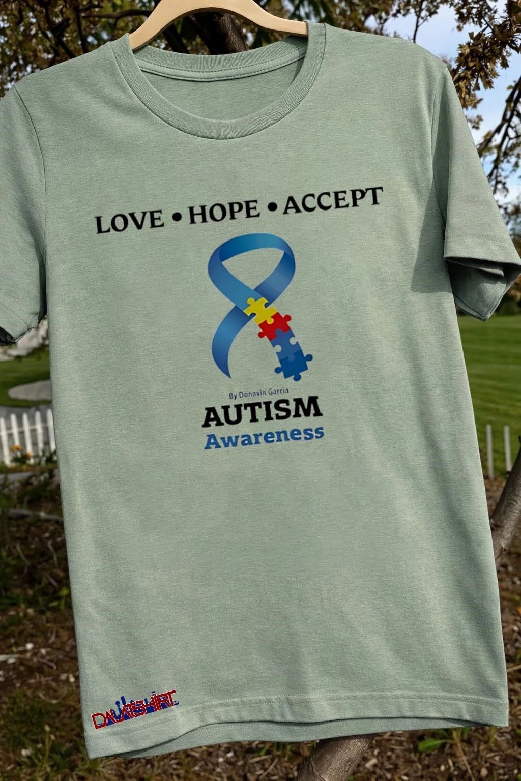 Donavin garcia linden fmba autism awareness shirt