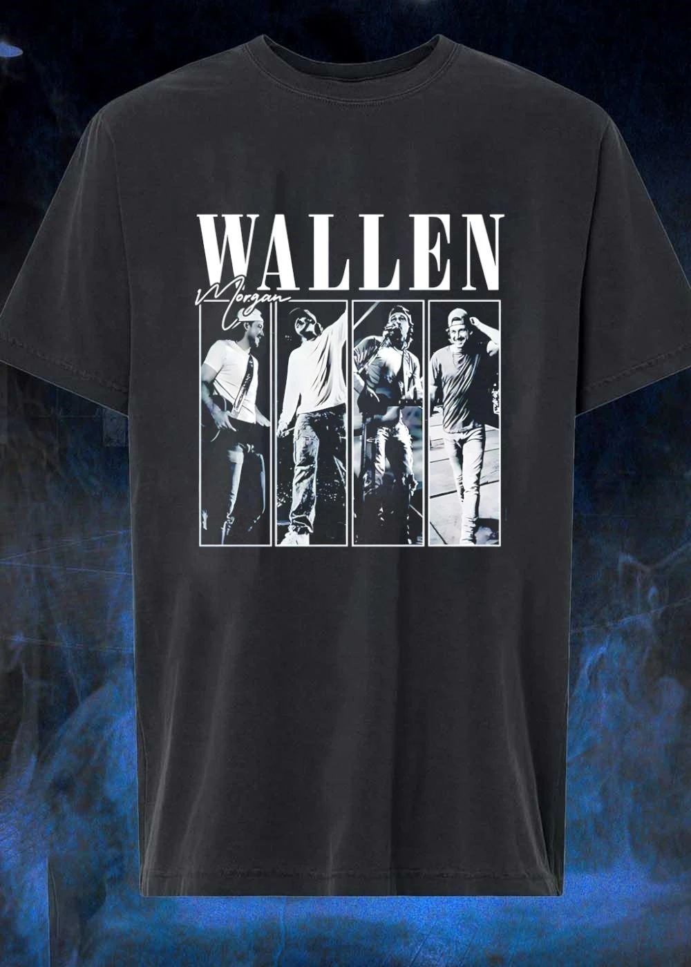 Wallen Morgan Four Panels Singer Performance Photo shirt