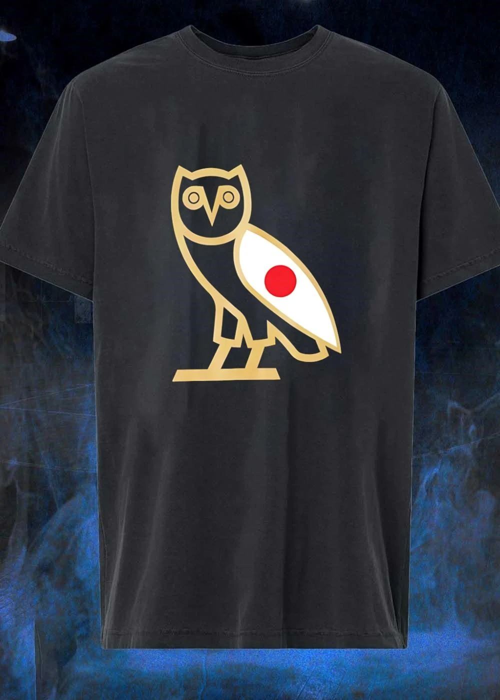 OVO Owl Japan Flag shirt