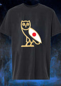 OVO Owl Japan Flag shirt