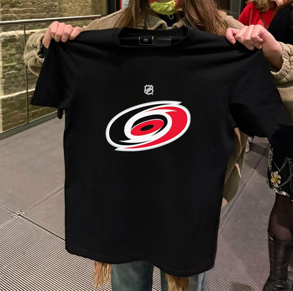 Preschool Carolina Hurricanes Outerstuff Black Primary Logo shirt