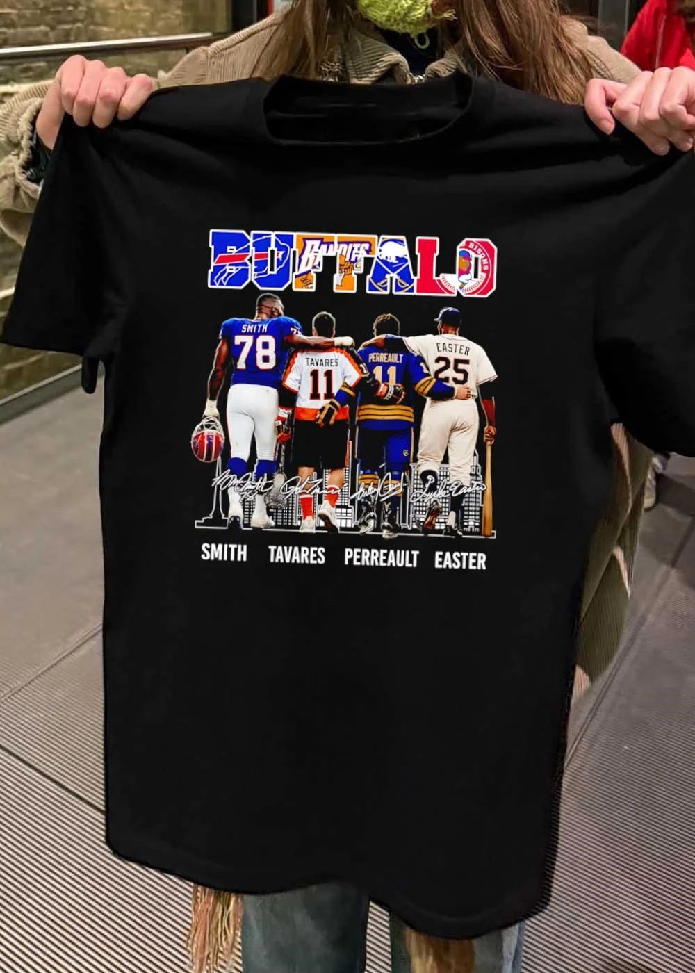 Buffalo Sports Team Logos And Legends T-Shirt