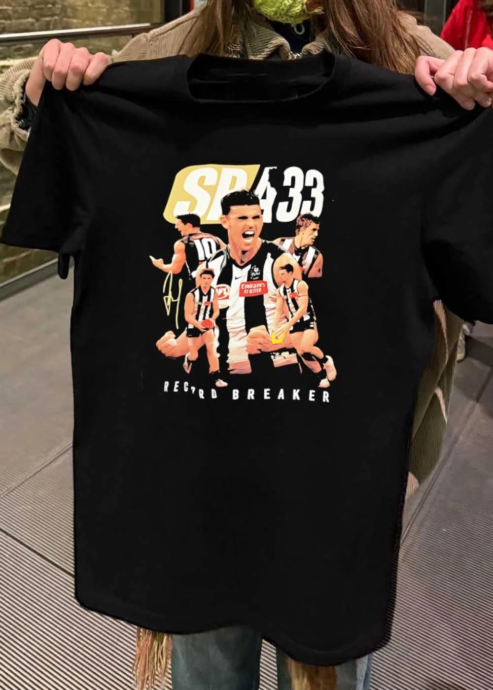 Sp 433 Record Breaker Scott Pendlebury Collingwood Afl T-Shirt