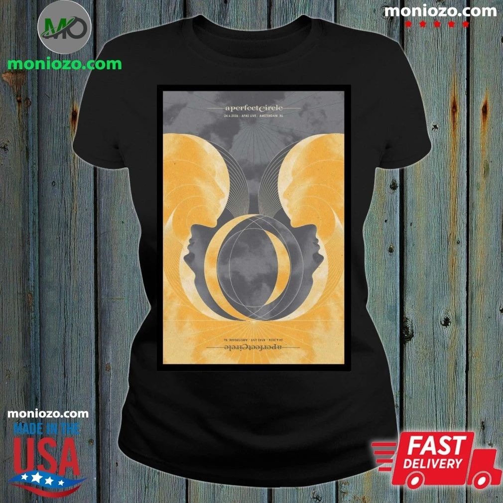 A Perfect Circle Amsterdam 24 Jun 2026 Tour Poster Shirt