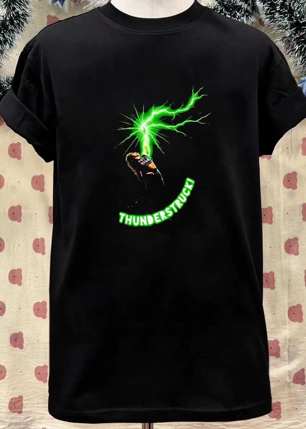 Thunderstruck Green Lightning Female Wrestler shirt