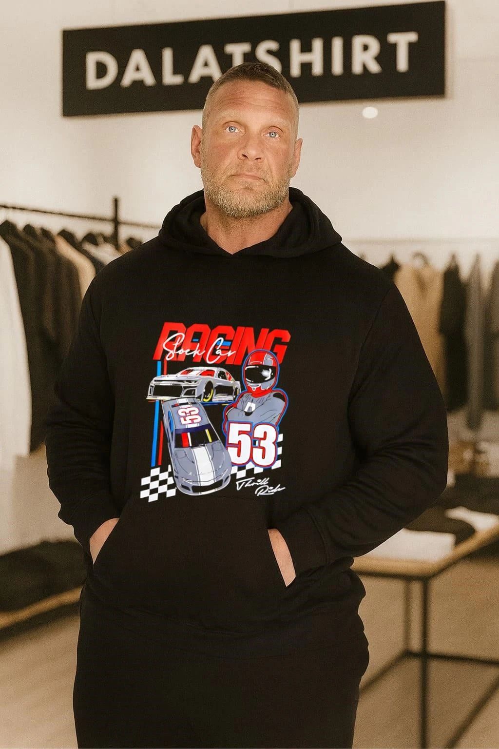 RACING stock car 53 shirt
