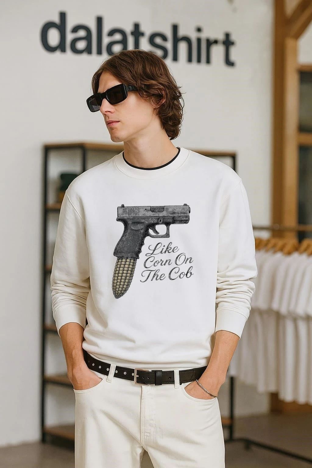 Like Corn On The Cob Gun shirt