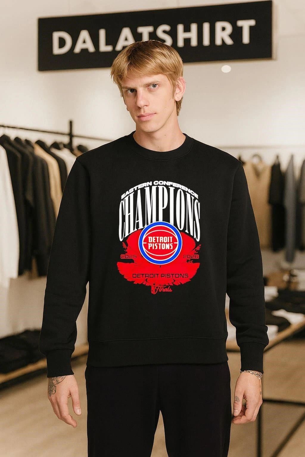 Detroit Pistons 2026 Eastern Conference Champions Final shirt