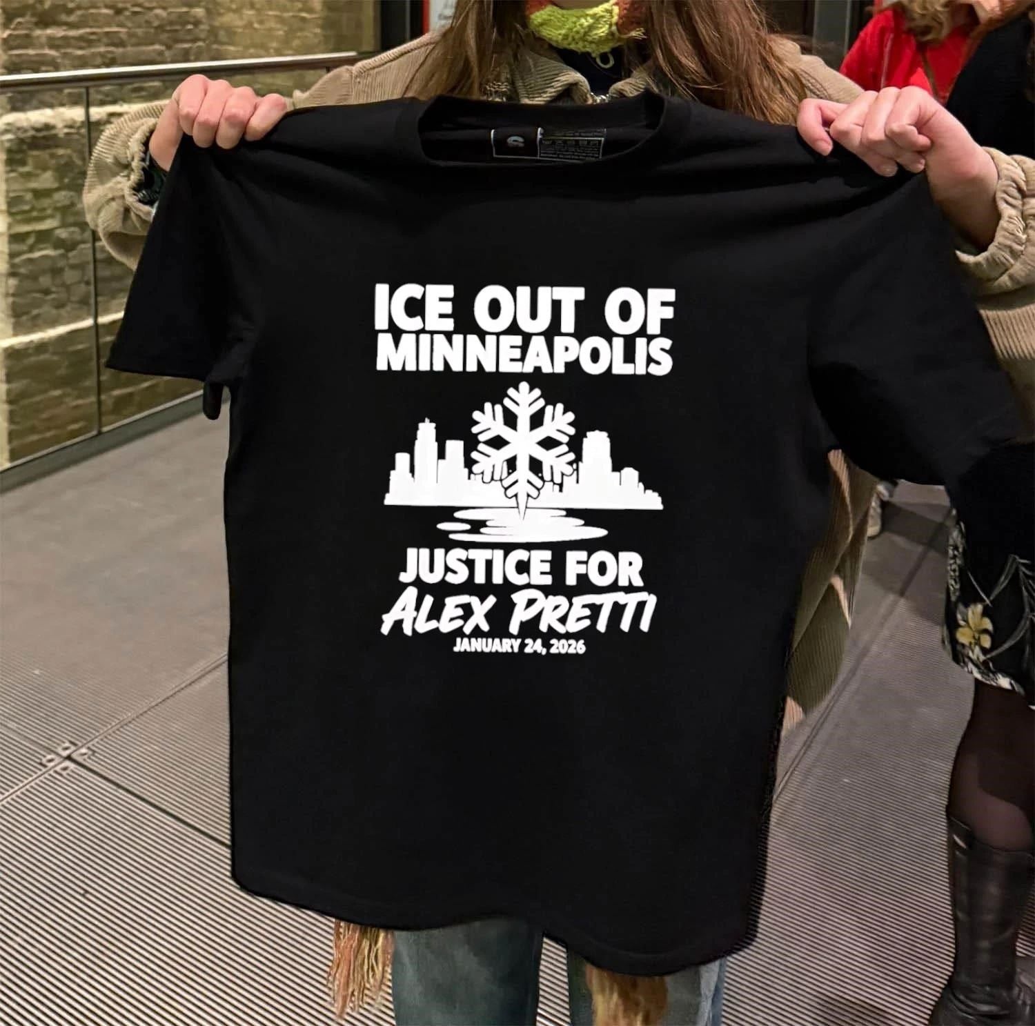 Justice for alex prettI murdered by ice in minneapolis antI ice shirt