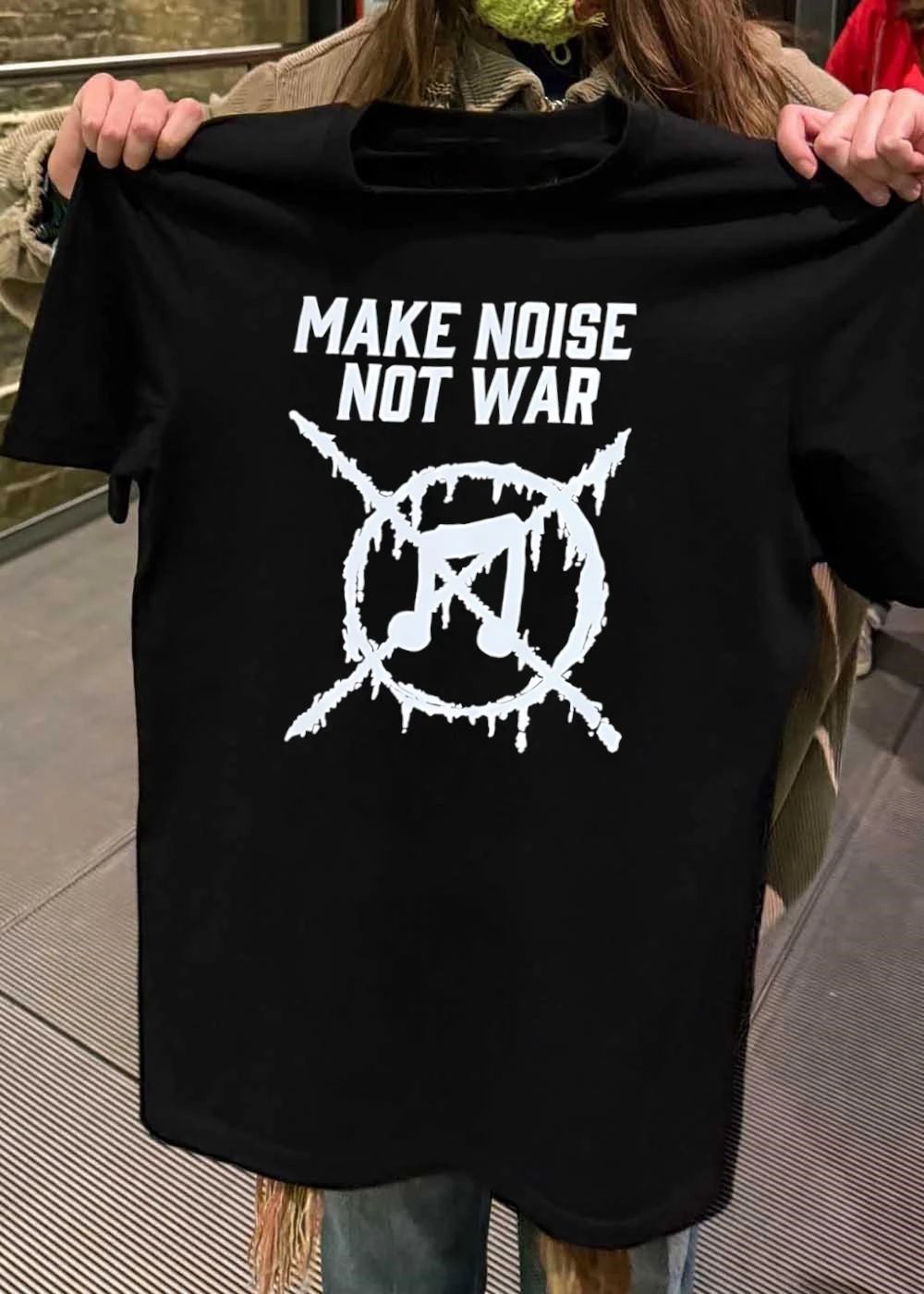 Make Noise Not War Music Note Symbol shirt