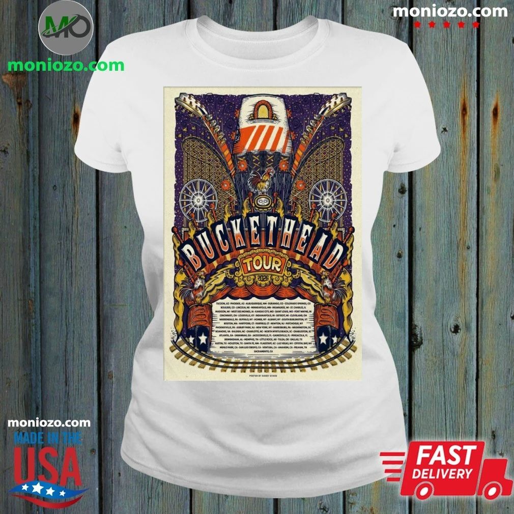 Original Buckethead Tour 2026 Poster Shirt