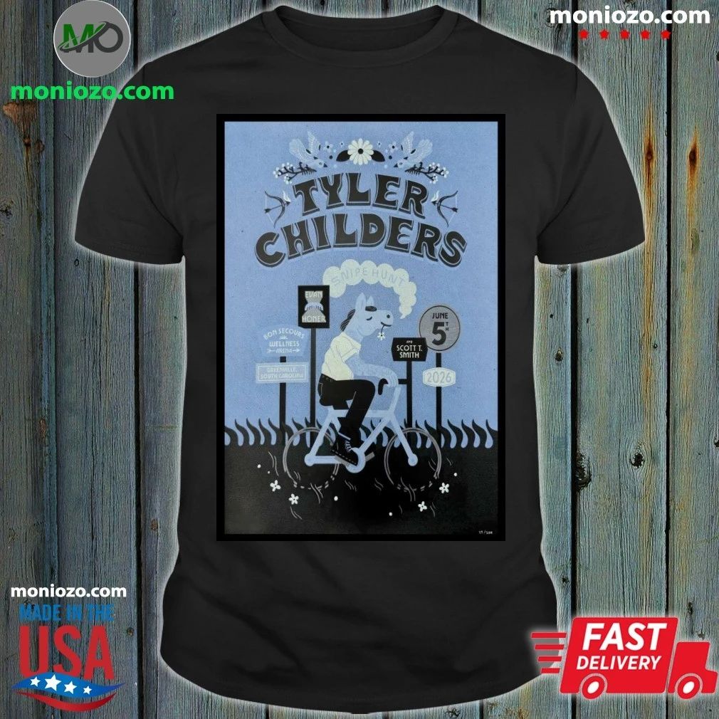 Original Tyler Childers Bon Secours Wellness Arena Greenville, SC June 05, 2026 Poster Shirt