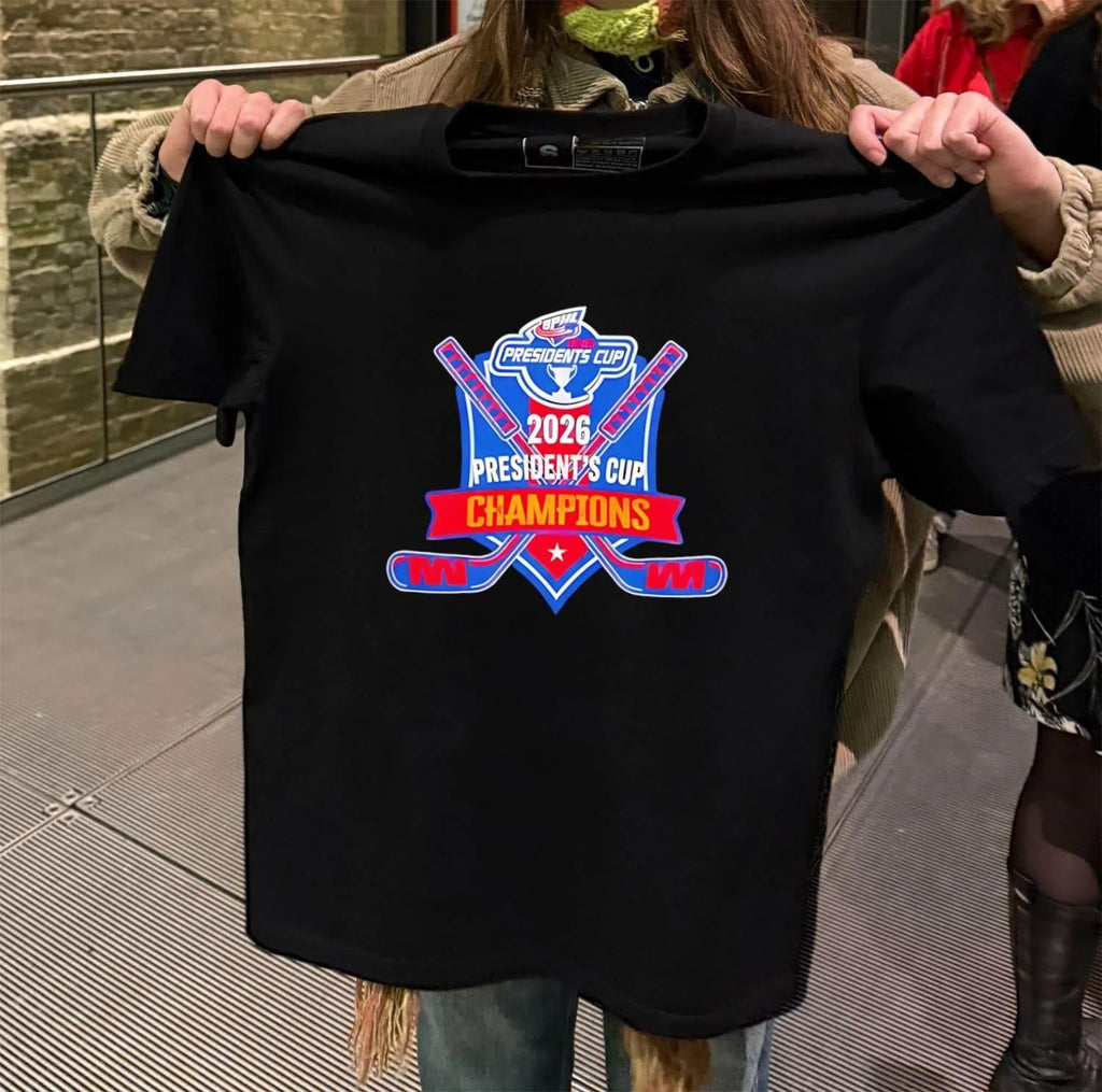 Evansville Thunderbolts 2026 President’s Cup Champions shirt