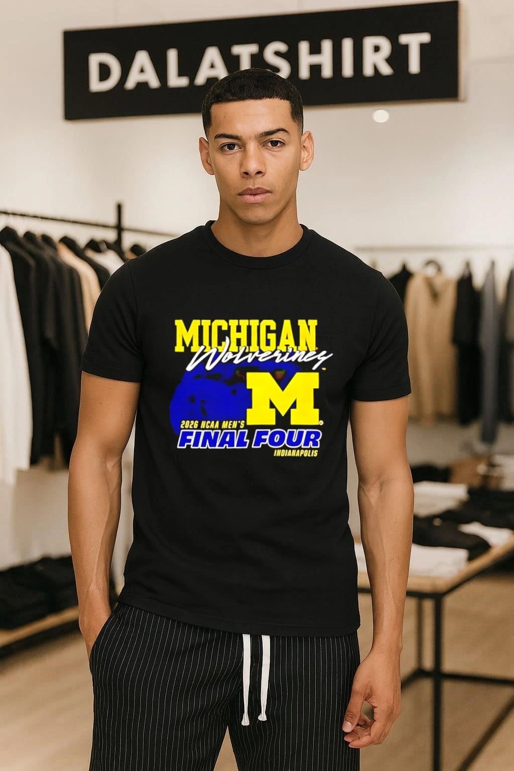 Michigan Wolverines 2026 NCAA Men’s Final Four basketball vintage shirt