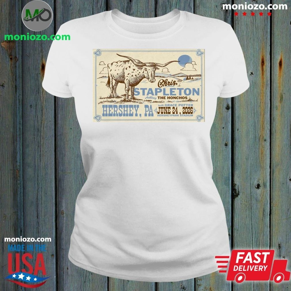 Chris Stapleton June 24 2026, Hershey PA Poster Shirt