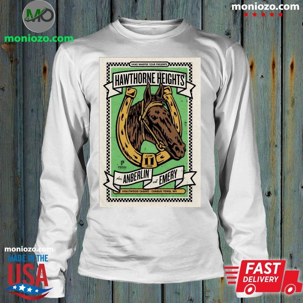 Hawthorne Heights 6 11 2026 Charles Town WV Poster Shirt