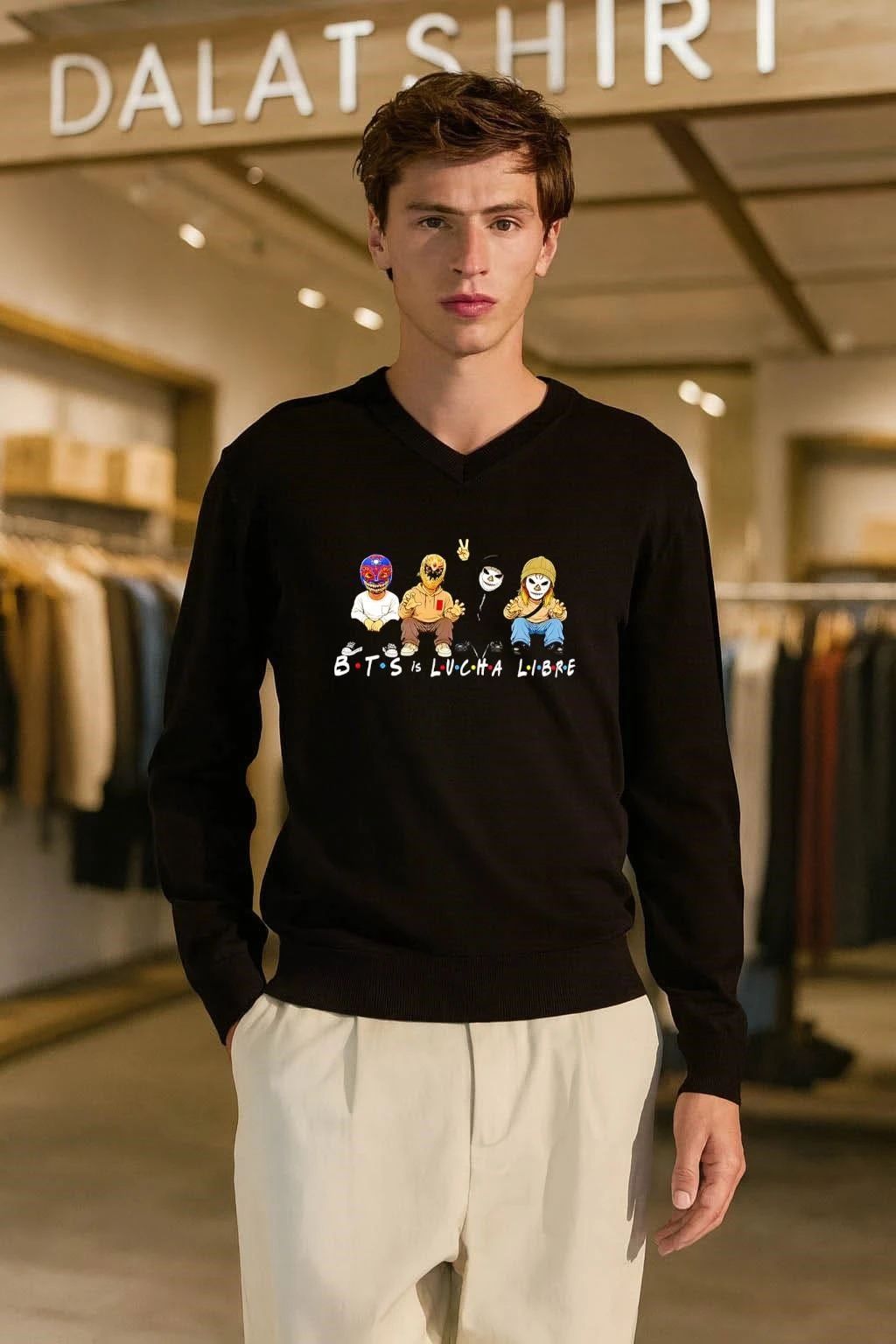 BTS Is Lucha Libre Friends Style Masked shirt