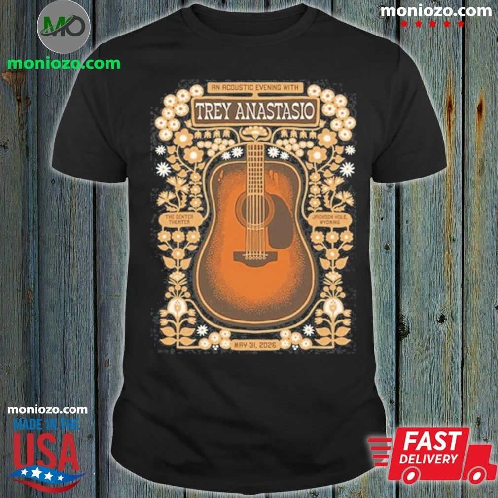 Original Trey Anastasio Jackson, Senior Center of Jackson Hole, May 31, 2026 Shirt