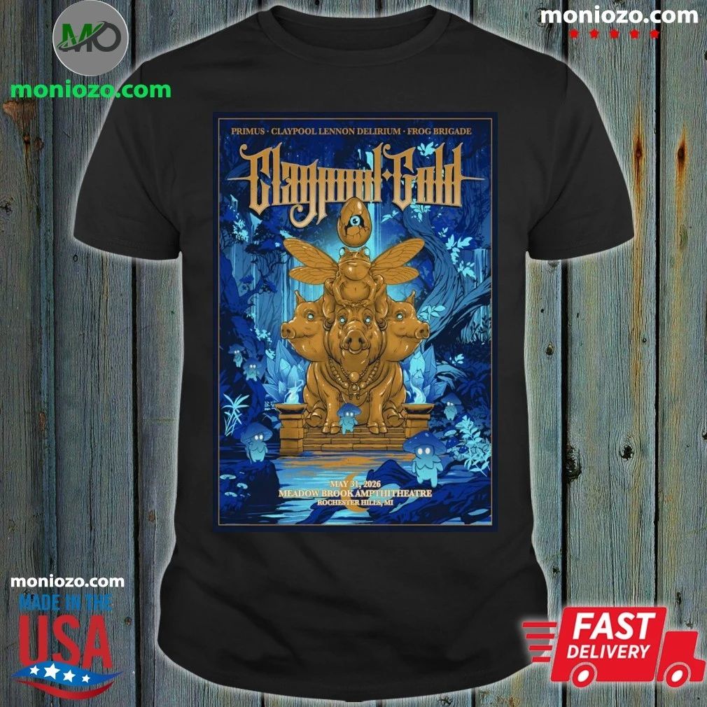 Original Primus In Rochester Hills MI On May 31 2026 Event Poster Shirt