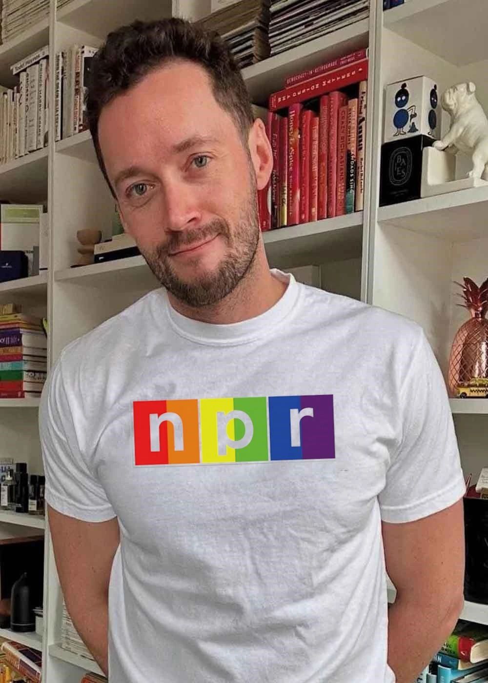 NPR Rainbow Pride Public Radio Listen With Pride 2026 Shirt