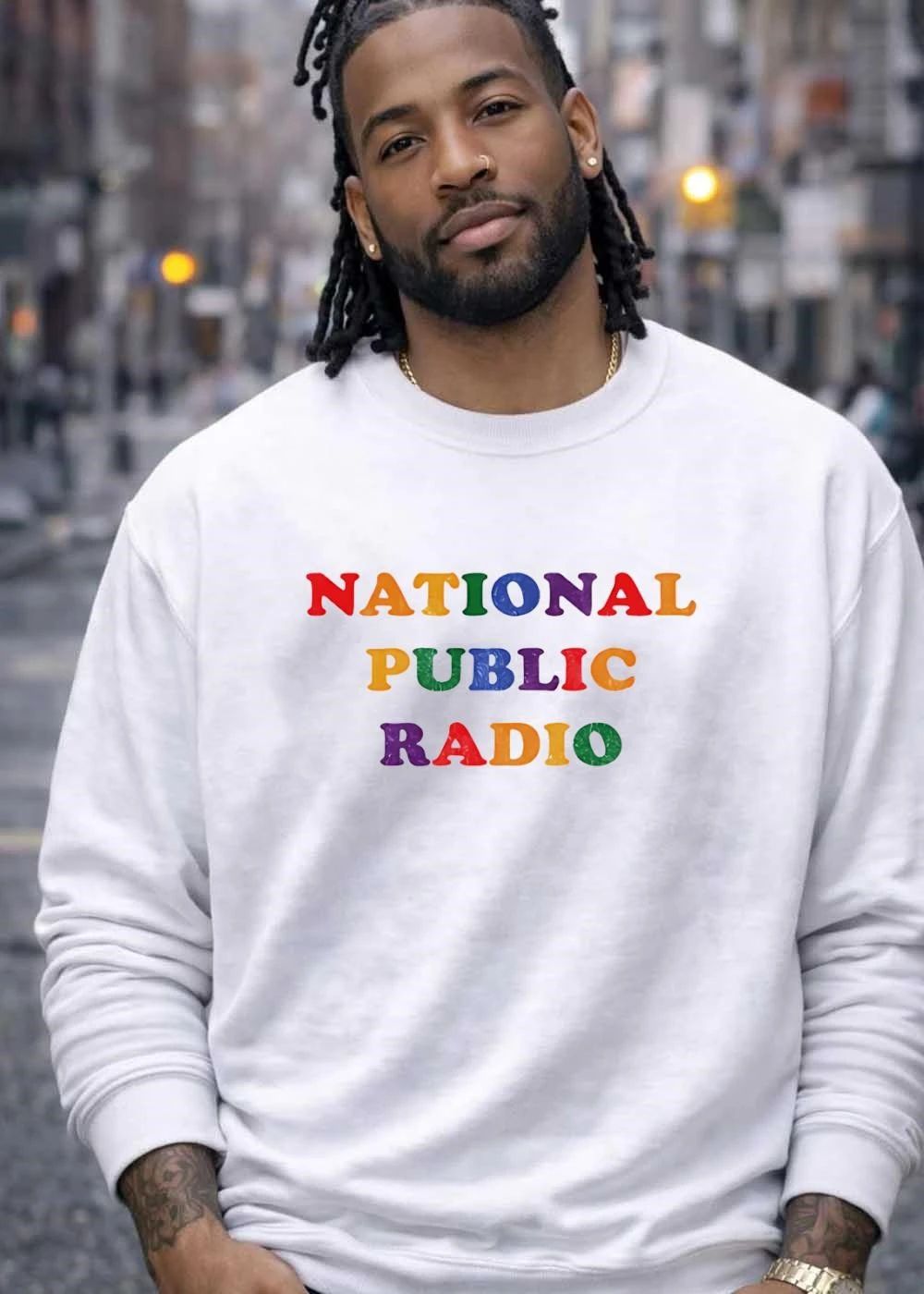 National Public Radio NPR Colorful Logo News & Current Events 2026 Shirt