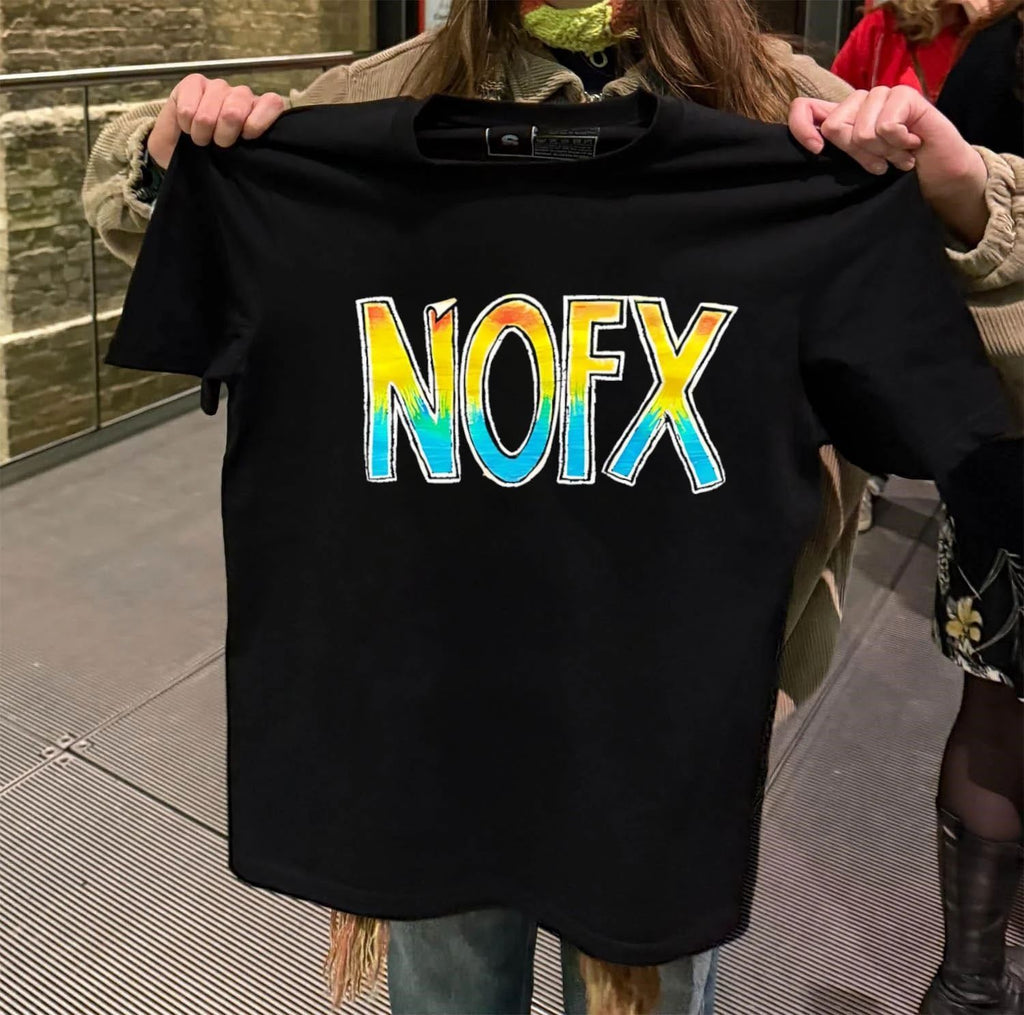 Nofx Gradient Tie-Dye Band Logo T-Shirt