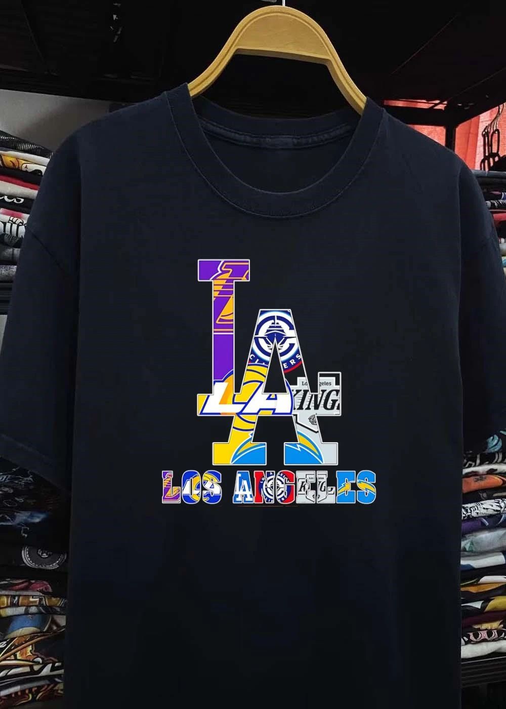 LA Los Angeles Sports Teams Logos T-Shirt