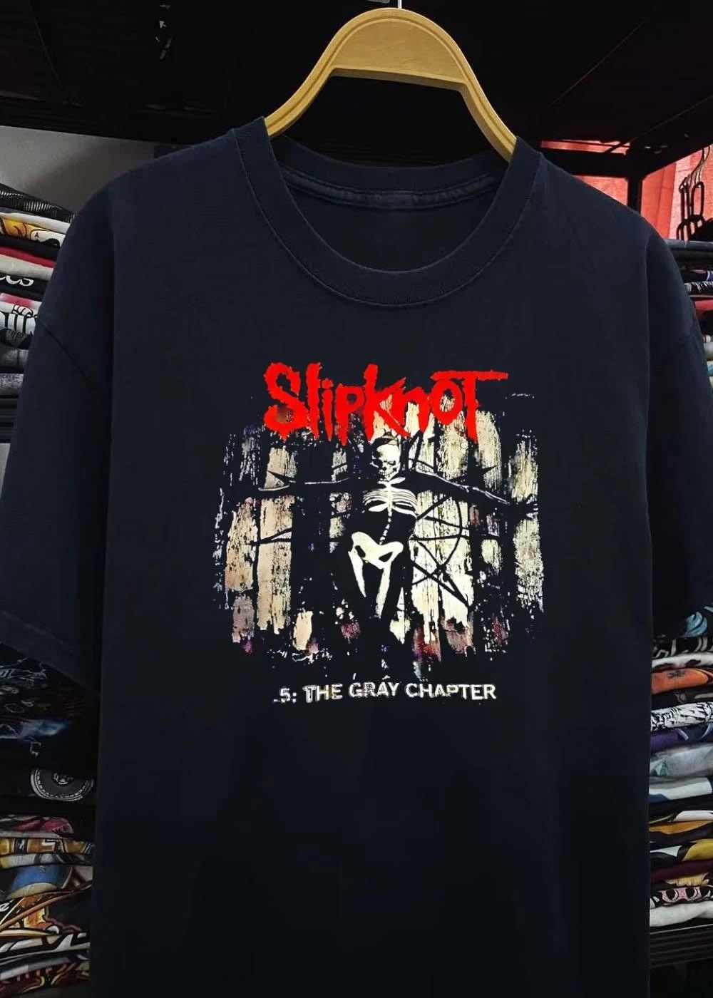 Slipknot Skull Skeleton 5 The Gray Chapter shirt